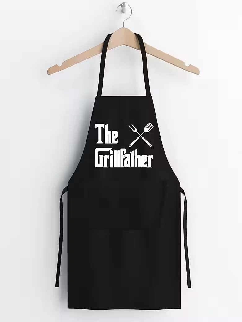 YOUTH DESIGNZ Grillschürze The Grillfather für Männer mit Spruch BBQ