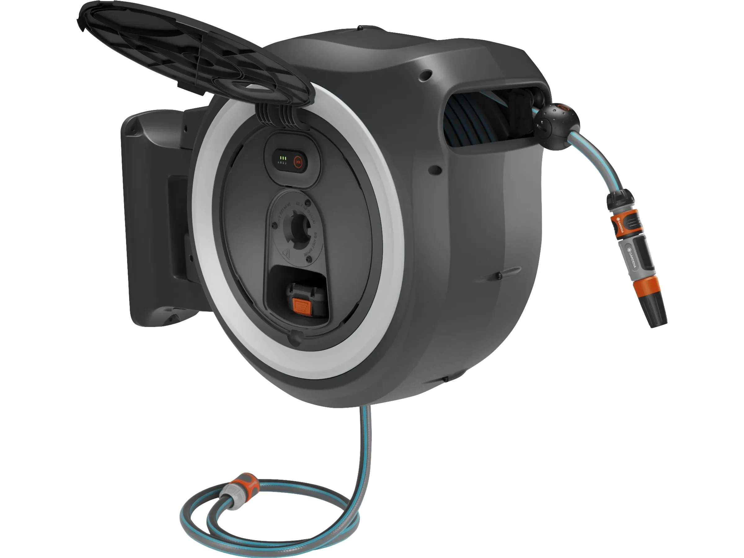 Gardena Akku-Wand-Schlauchbox PowerRoll XXL 18 V 40 m Power For All inkl. Akku