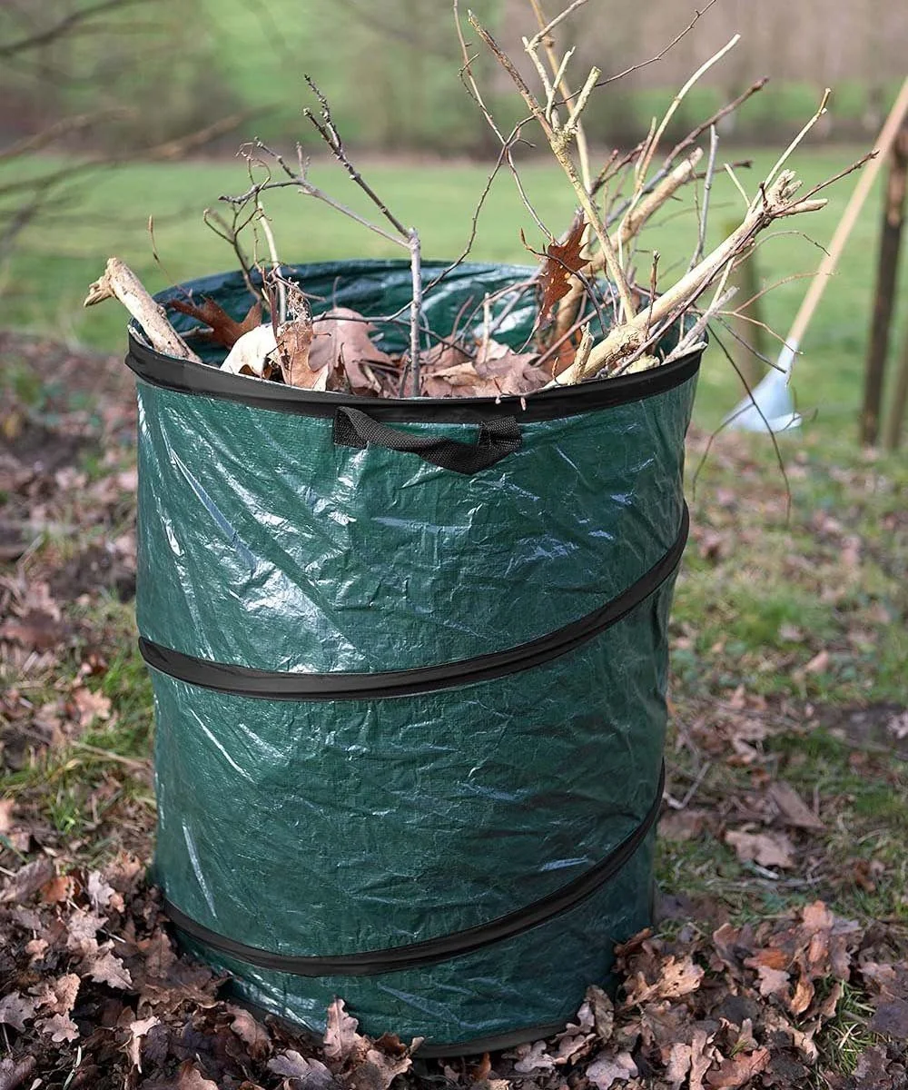 CONNEX Gartensack 160 l faltbar robust wetterfest Gartenabfallsack