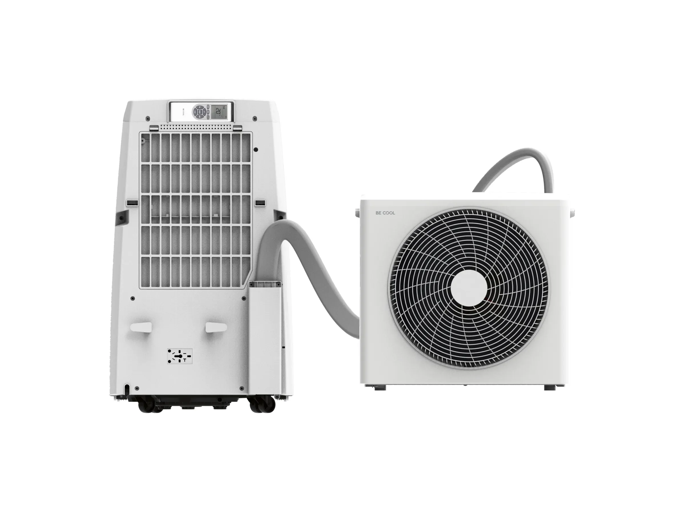 Be Cool mobiles Split-Klimagerät BCPSK12KW mit WLAN