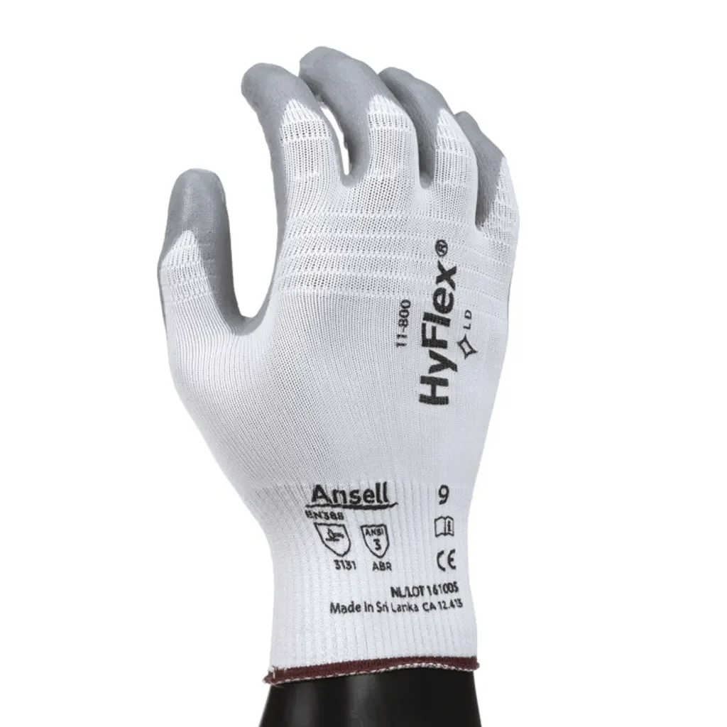 Ansell HyFlex 11-800 Schutzhandschuhe Gr 11 EN 388 Nitrilschaum Nylon