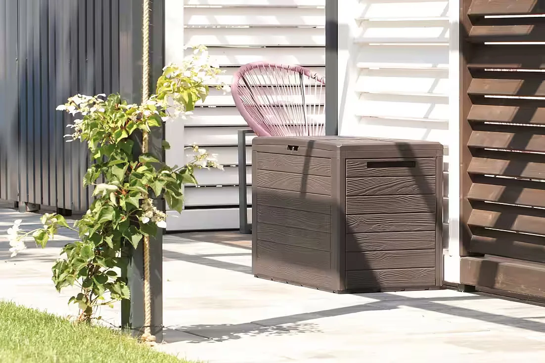 Prosperplast Woodebox Aufbewahrungsbox für Haushalt und Büro