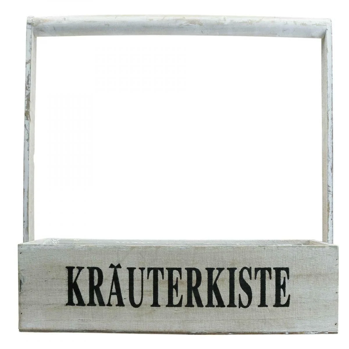 Viana Holzpflanzkasten Kräuterkiste Dekokorb Shabby Chic rustikal