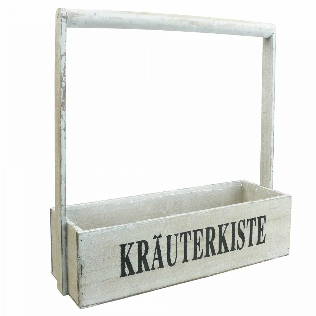 Viana Holzpflanzkasten Kräuterkiste Dekokorb Shabby Chic rustikal