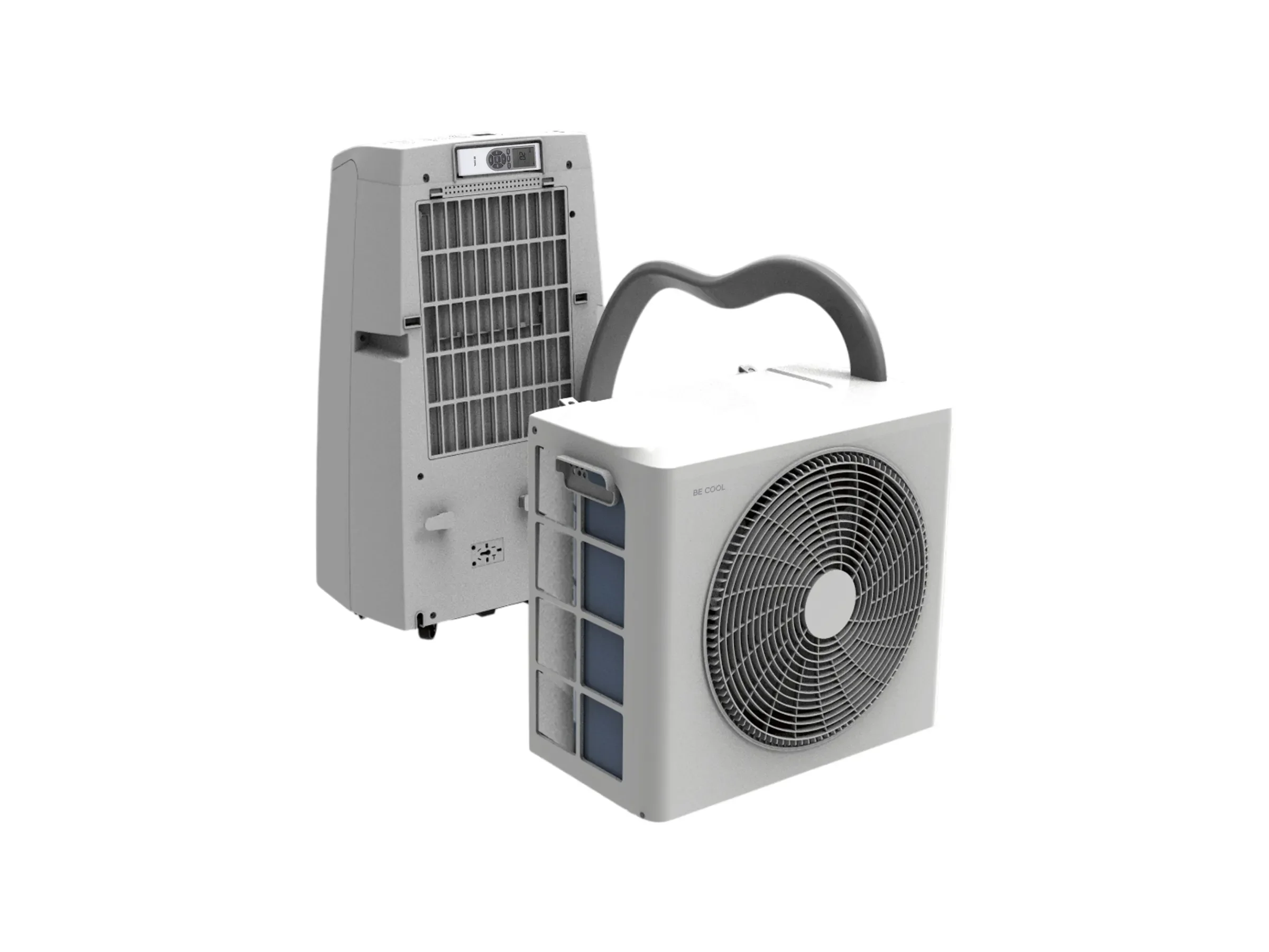Be Cool mobiles Split-Klimagerät BCPSK12KW mit WLAN