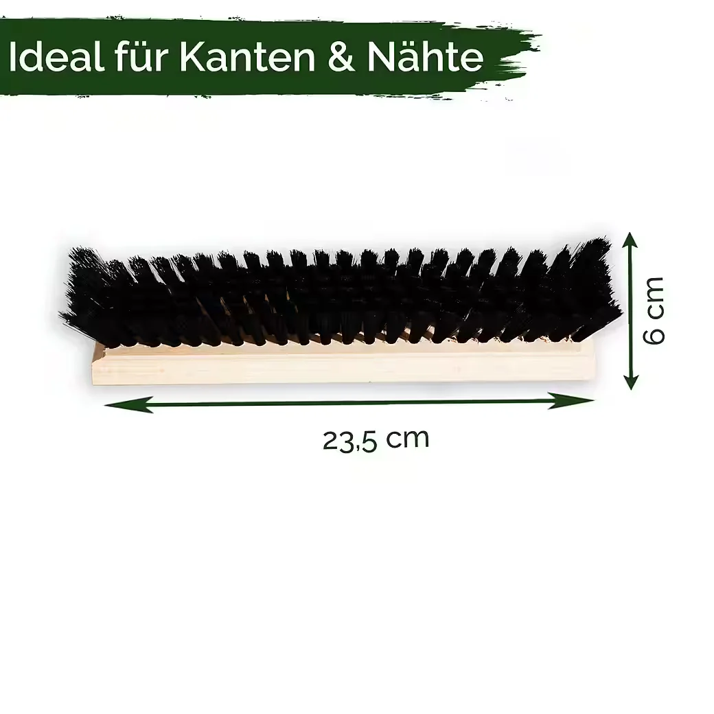 VELUXIS Tapezierbürste 23,5 x 6 cm Kunstborsten Holzgriff für Tapeten