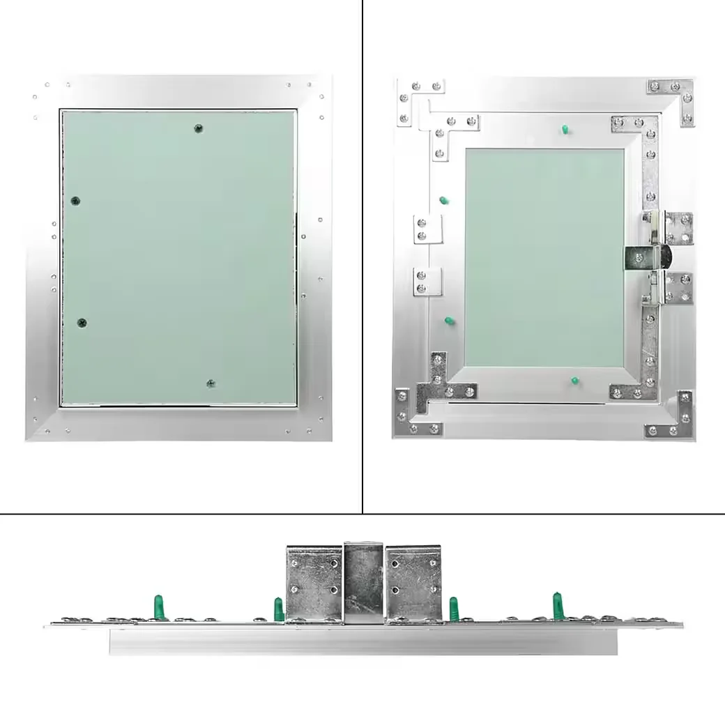 ECD GERMANY Revisionsklappe Gipskarton 200x250 mm für Wand und Decke