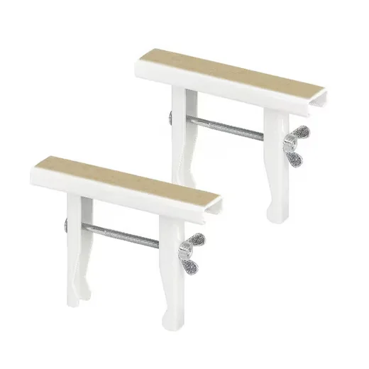 SIWITEC Universal-Heizkörperkonsole 2er Set weiß 150x32x1,25 mm