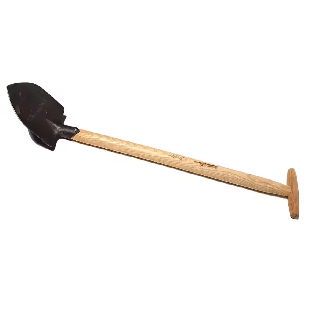 DIE WERKKISTE Profi Gärtnerspaten mit Eschen T-Stiel 75 cm