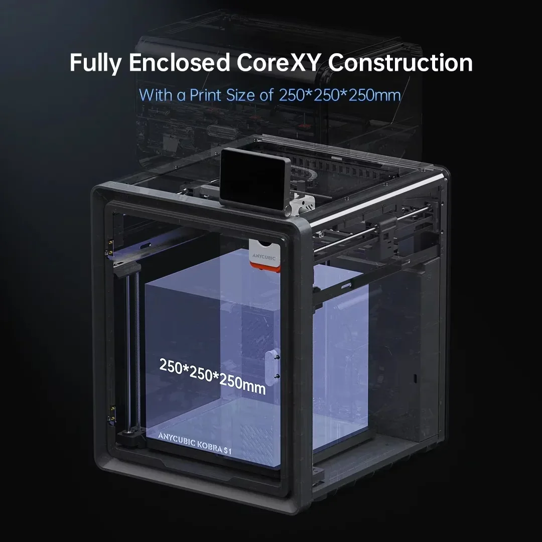 Anycubic Kobra S1 Combo 3D Drucker FDM Bundle mit Auto Leveling