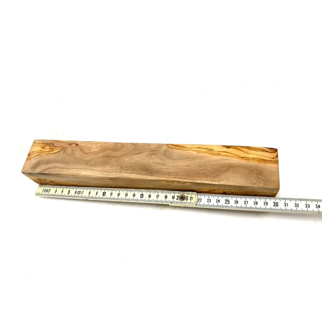 OLIVENHOLZ-ERLEBEN Kantholz Drechselholz Rohling 5x5x30cm Olivenholz