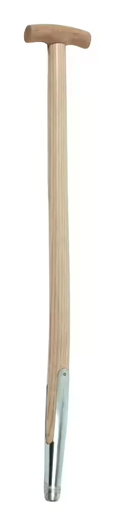 FLORAWORLD Spatengabelstiel Esche 850 x 36 mm mit Zwinge und Kappe