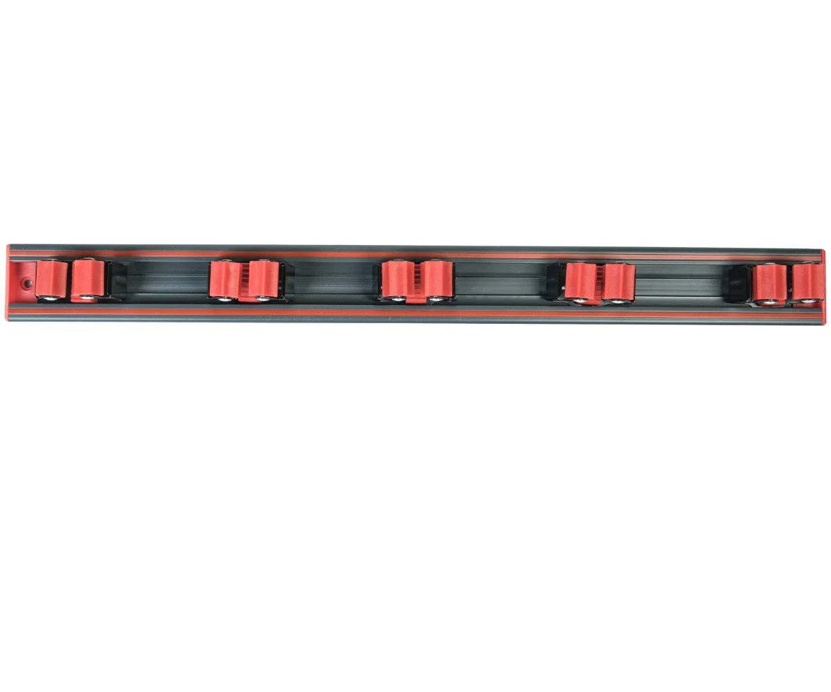CONNEX Gartengerätehalter Geräteleiste 50 cm, 5 Klemmhalter bis 35 mm