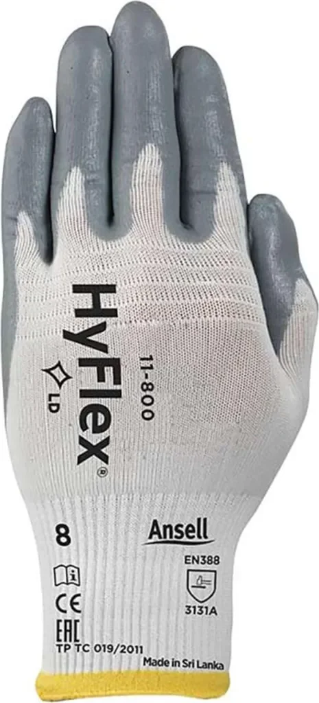 Ansell HyFlex 11-800 Schutzhandschuhe Gr 11 EN 388 Nitrilschaum Nylon