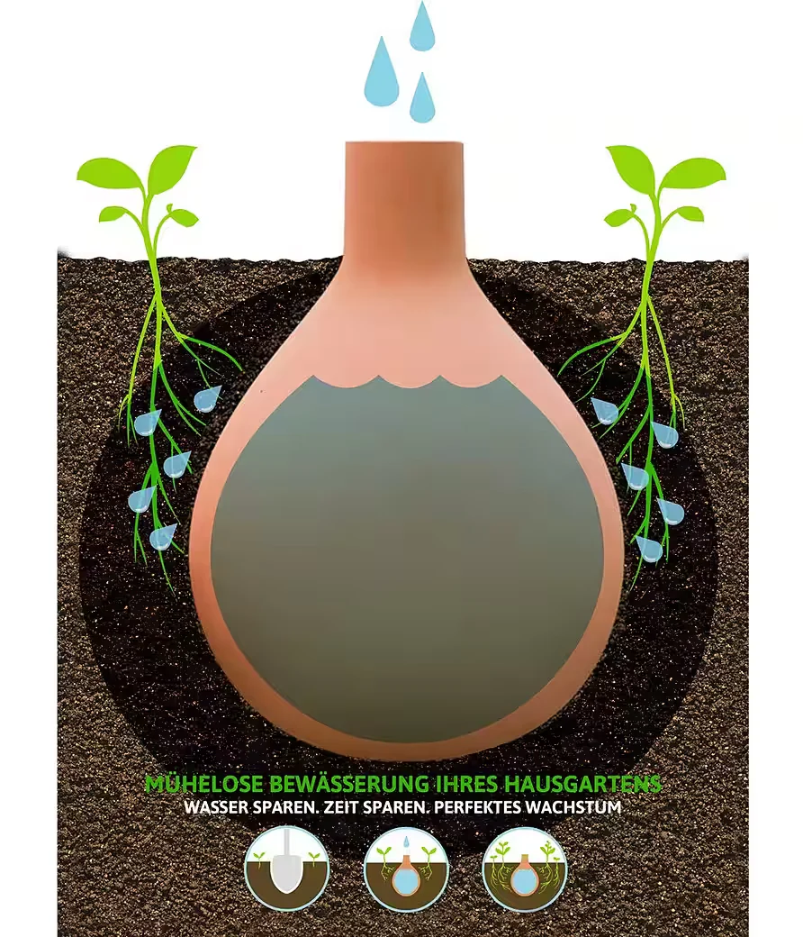 BIO GREEN Hydro Max Bewässerungskugel aus Ton für Zimmerpflanzen
