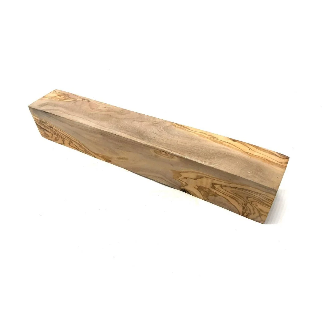 OLIVENHOLZ-ERLEBEN Kantholz Drechselholz Rohling 5x5x30cm Olivenholz