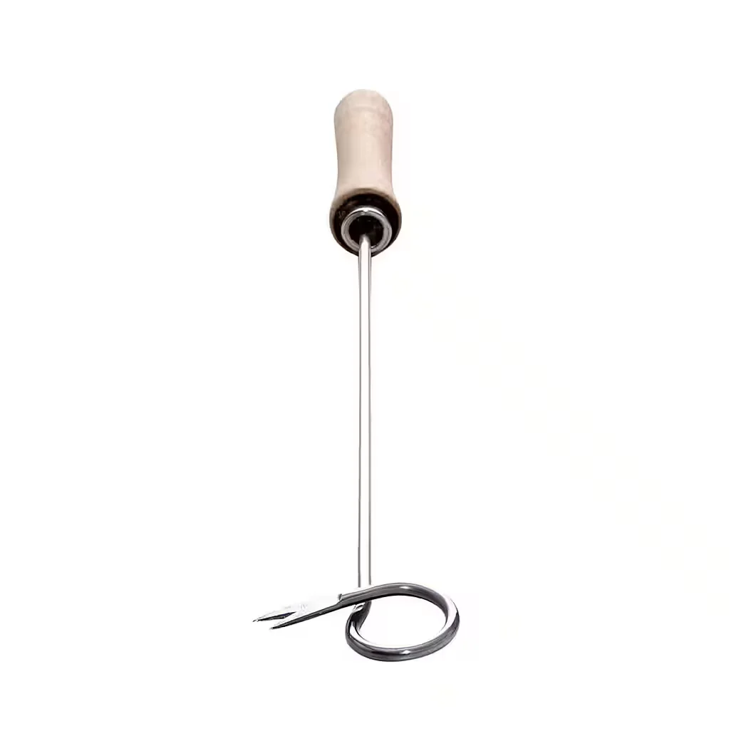 GAUMENKICK Pigtail Fleischhaken Edelstahl Grillbesteck Set