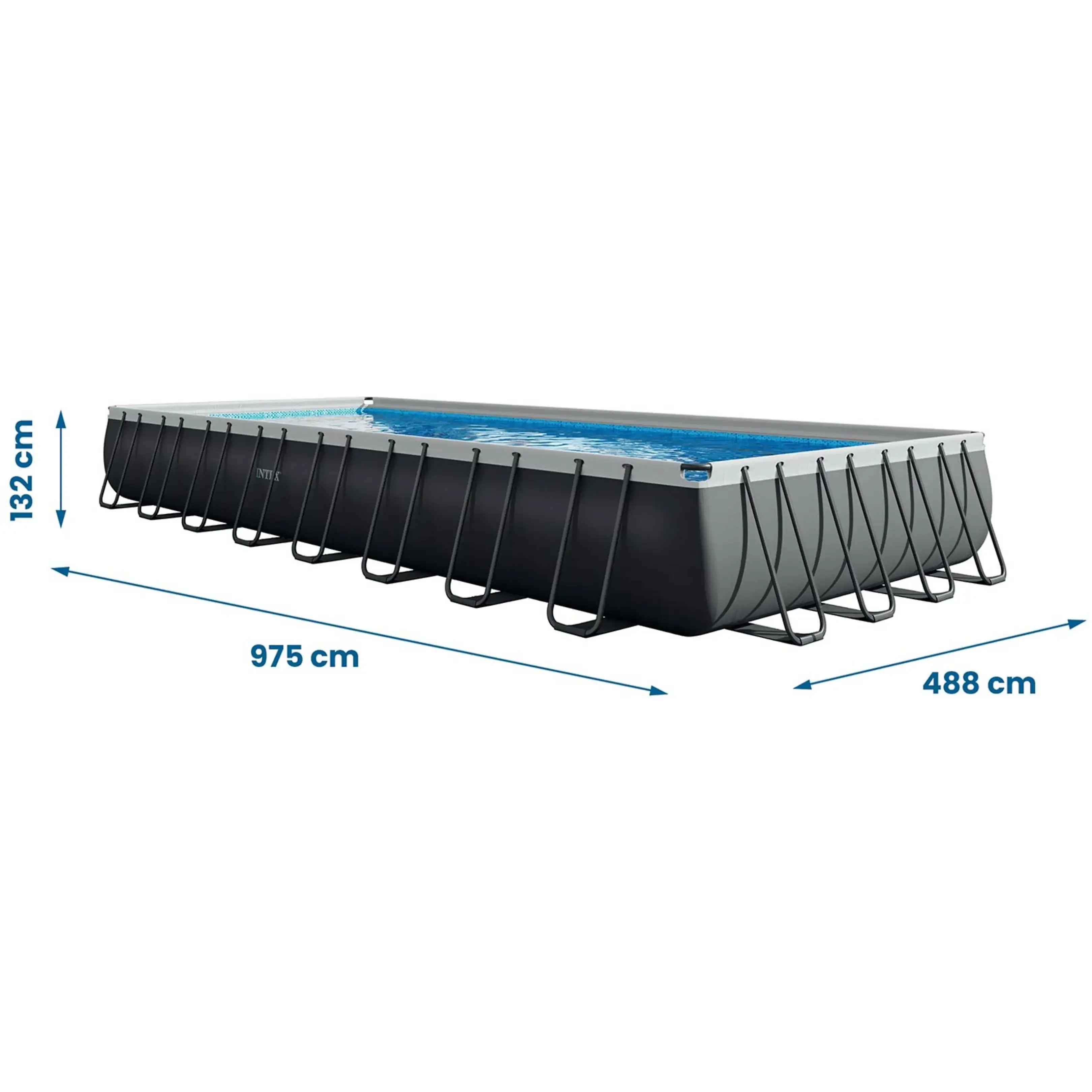 Intex 26378NP Framepool Set Ultra Quadra XTR Aufstellpool rechteckig
