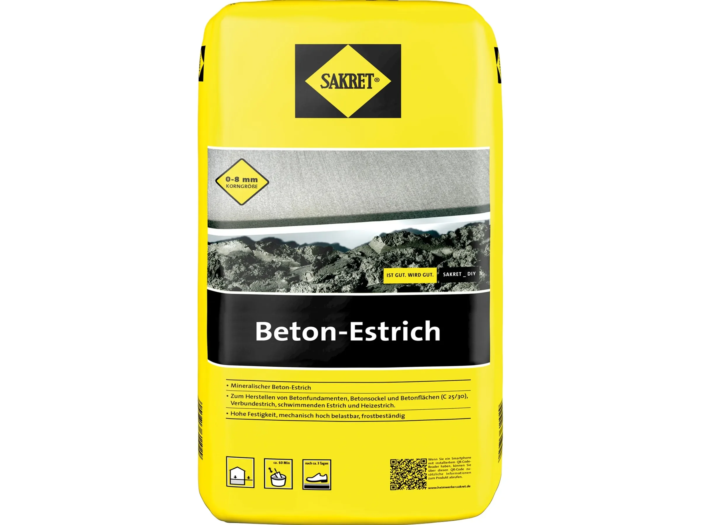 Sakret Betonestrich 25 kg Estrichmörtel für innen und außen
