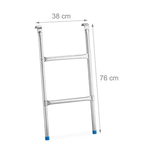 Relaxdays Trampolinleiter Leiter für Trampolin Einstiegshilfe
