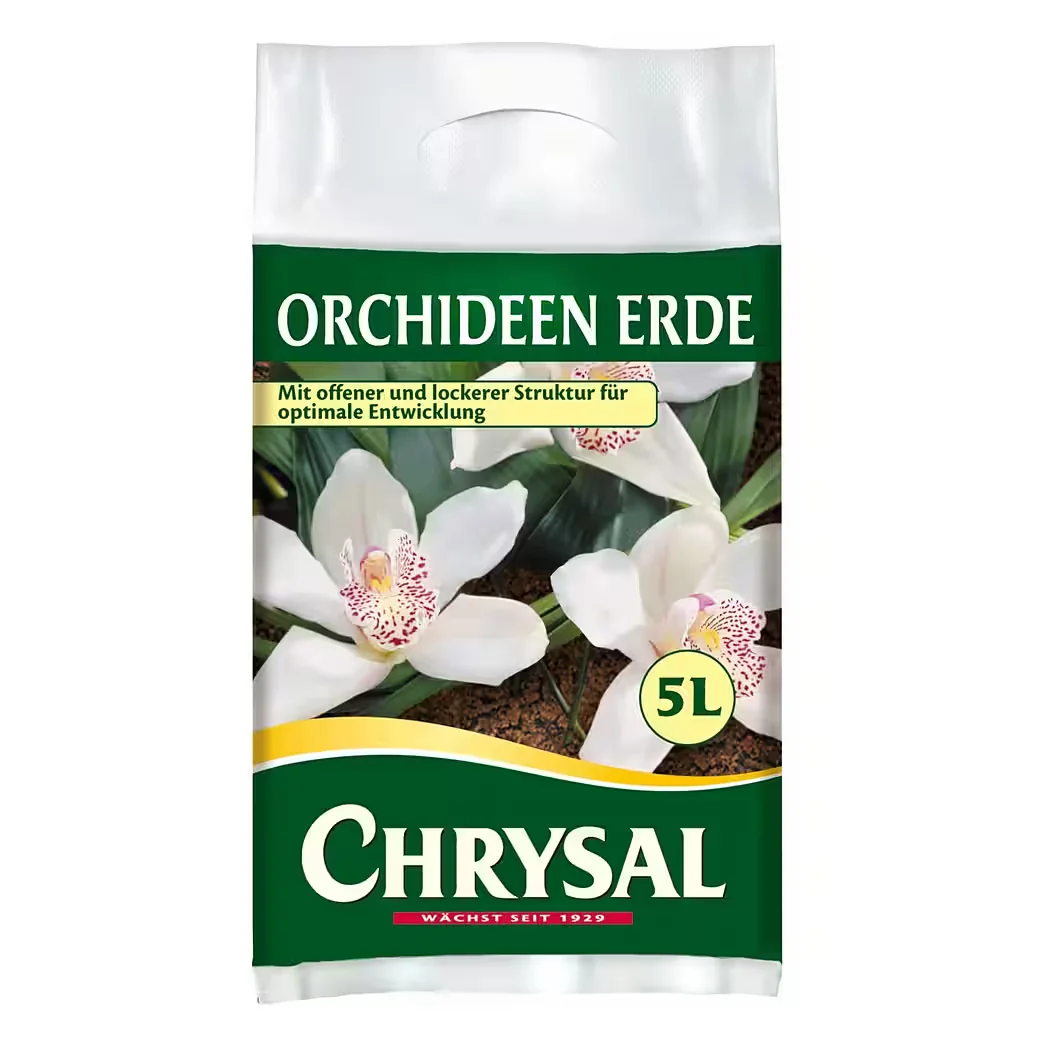 CHRYSAL Orchideenerde 5 Liter Spezialsubstrat für Orchideen