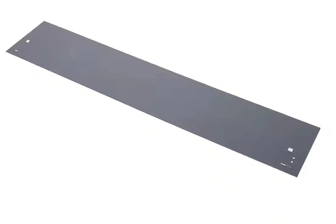 BONI-SHOP Rasenkante Metall 18.5 x 120 cm, Beeteinfassung grau