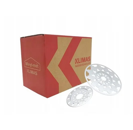 KLIMAS Dämmstoffdübel TDX-90 Dämmstoffteller 90 mm 100 Stück