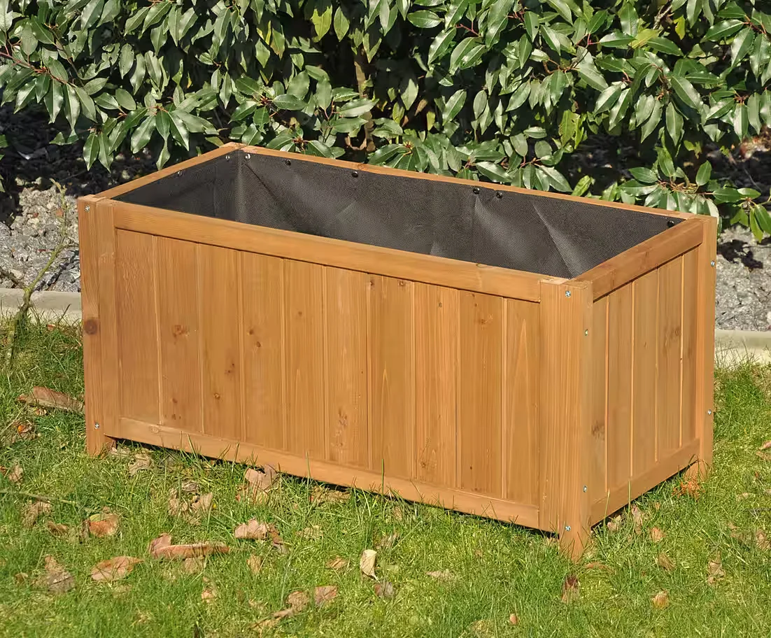 DAZIKEMO Blumenkasten Pflanzkübel Beet 75 x 35 x 36 cm für Garten Balkon