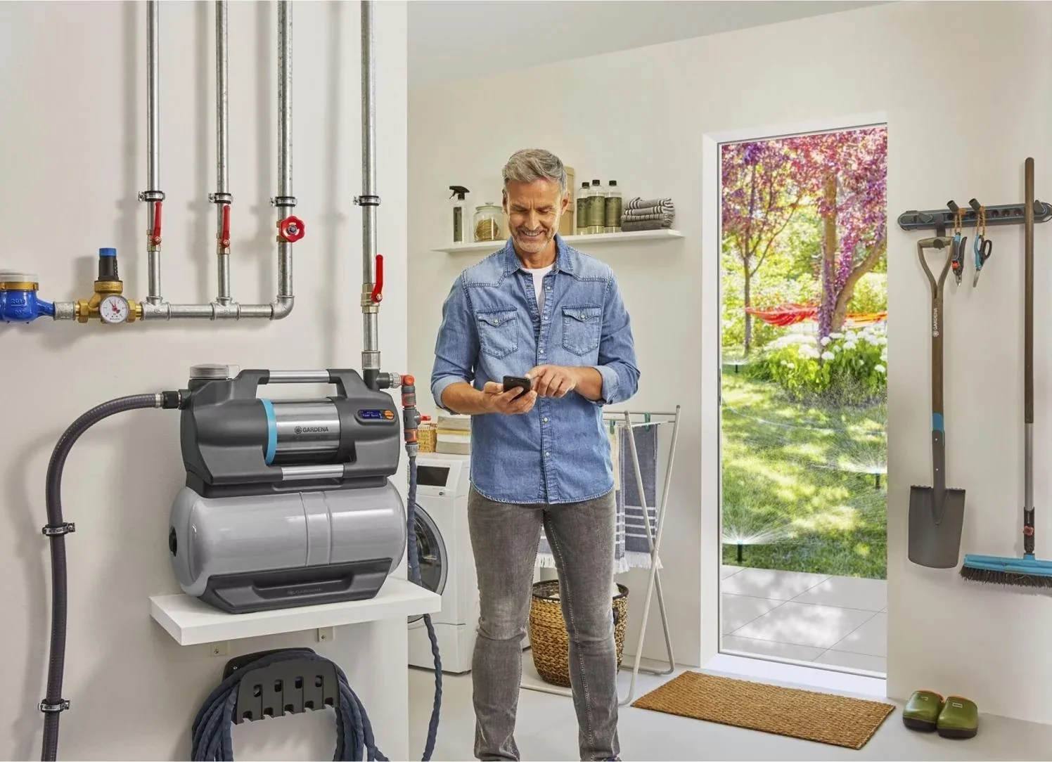 Gardena 6300 SilentComfort Wasserpumpe leise