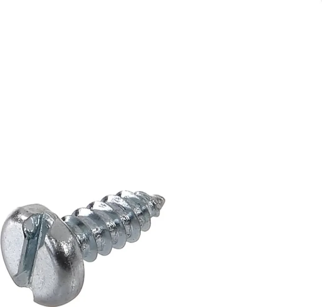 AKF Fahrzeugteile Zylinder Blechschraube Schlitz 4,8 x 13 DIN 7971
