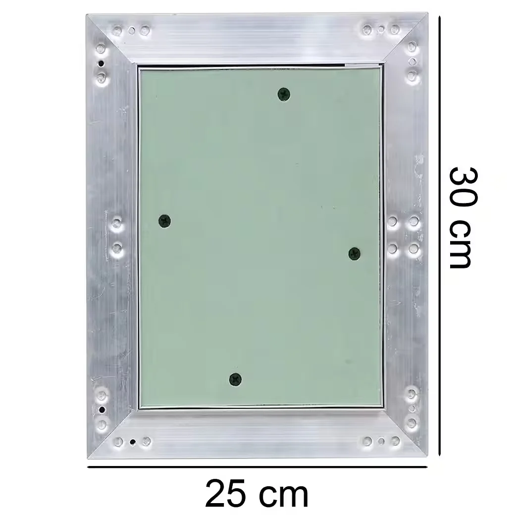 V2AOX Revisionsklappe Aluminiumrahmen für Gipskarton 25 x 30 cm