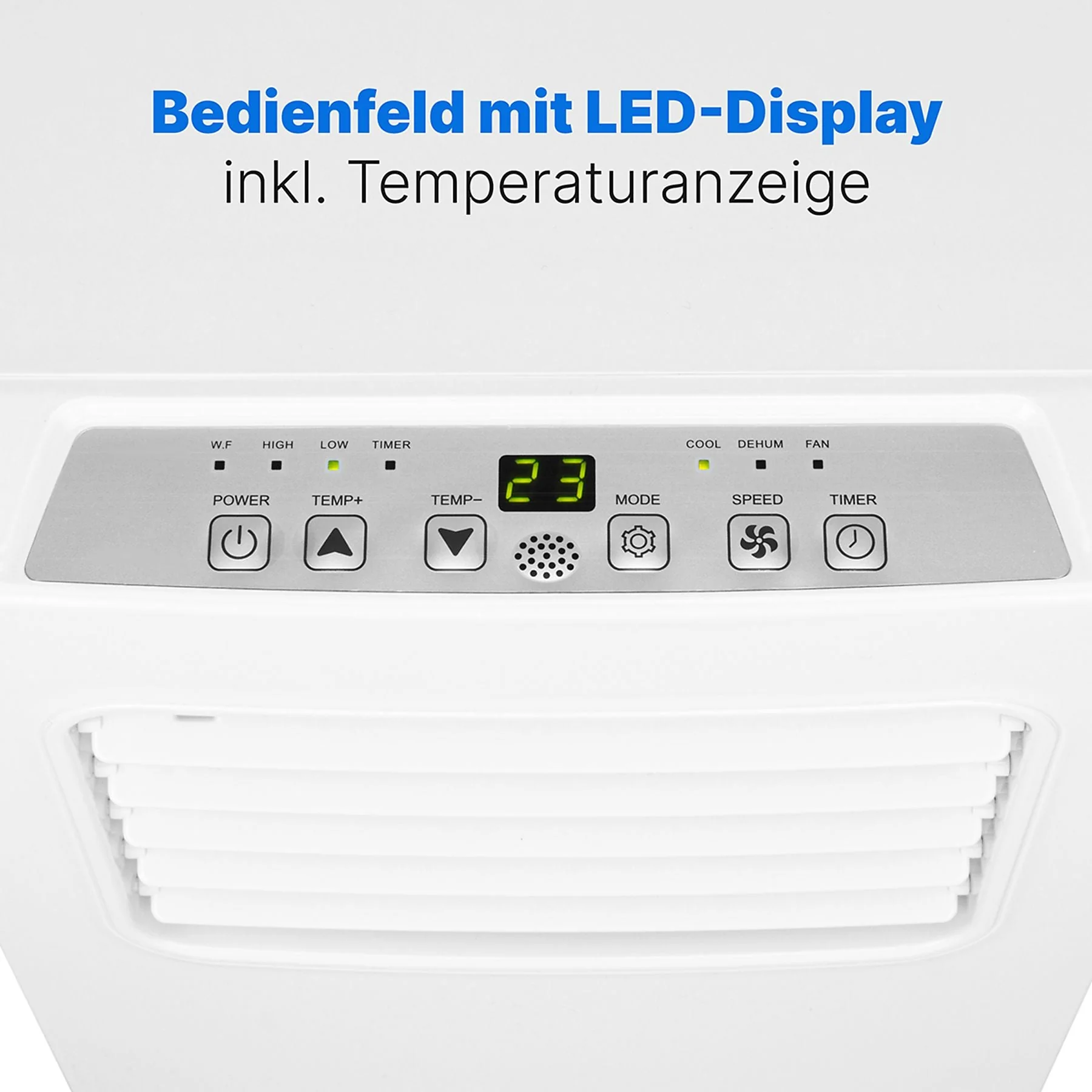 Clatronic CL 3844 mobile Klimaanlage 7000 BTU weiß bis 70 m3 EEK A