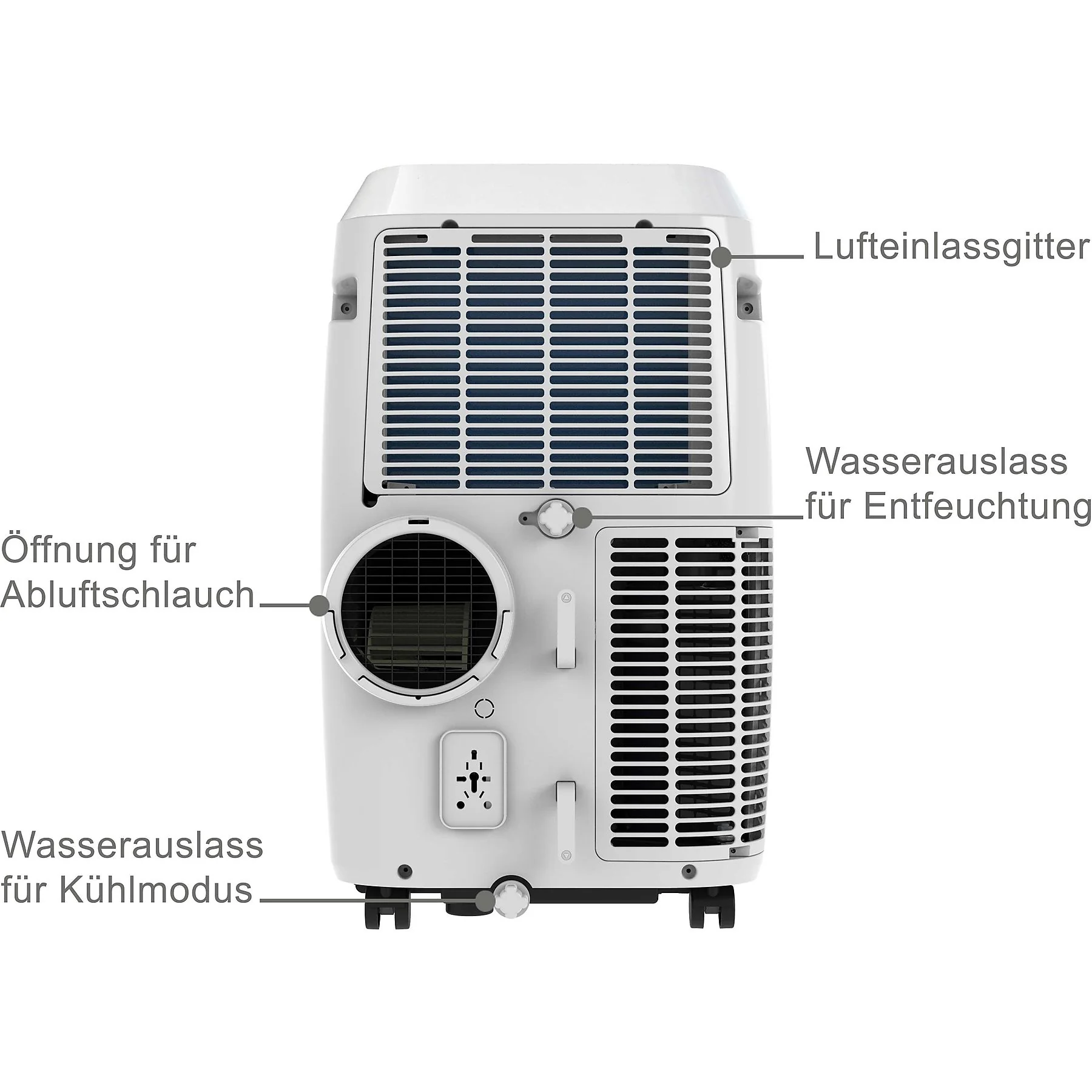 BECOOL BC18KL2101F Klimaanlage weiß für Räume bis 160 m3 EEK A