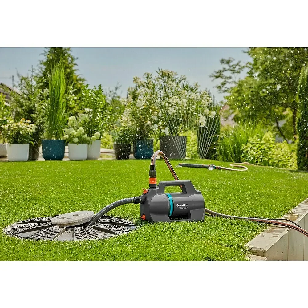 Gardena Gartenpumpe 4200 Silent leise Wasserpumpe für Garten