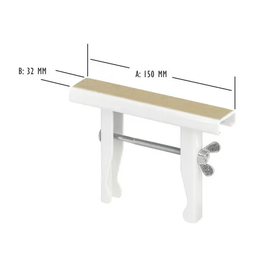 SIWITEC Universal-Heizkörperkonsole 2er Set weiß 150x32x1,25 mm