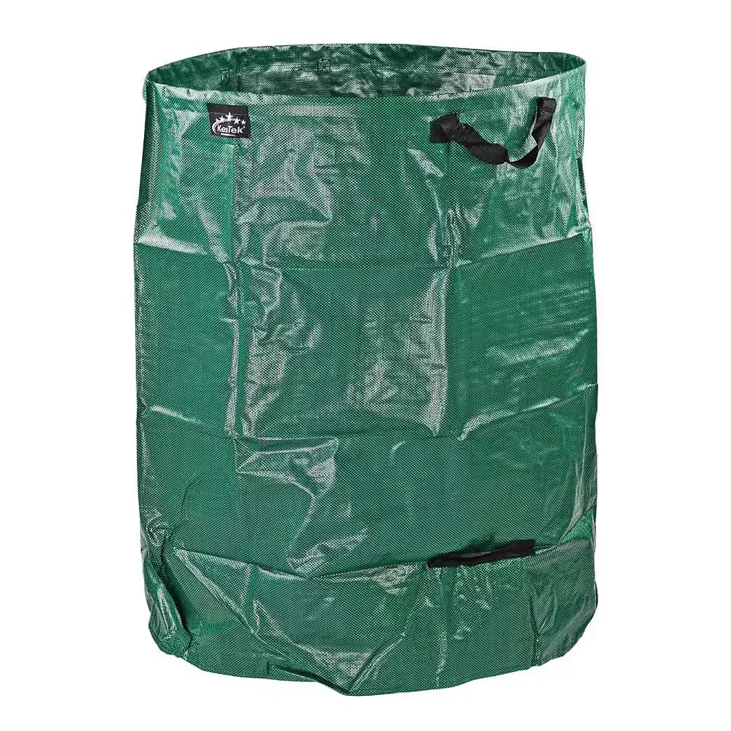 KESTEK Gartensack 500L grün PP Laubsack Gartenabfallsack