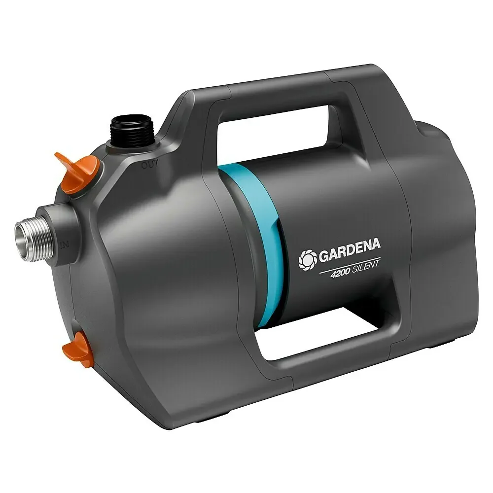 Gardena Gartenpumpe 4200 Silent leise Wasserpumpe für Garten