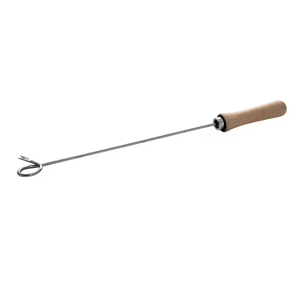 GAUMENKICK Pigtail Fleischhaken Edelstahl Grillbesteck Set