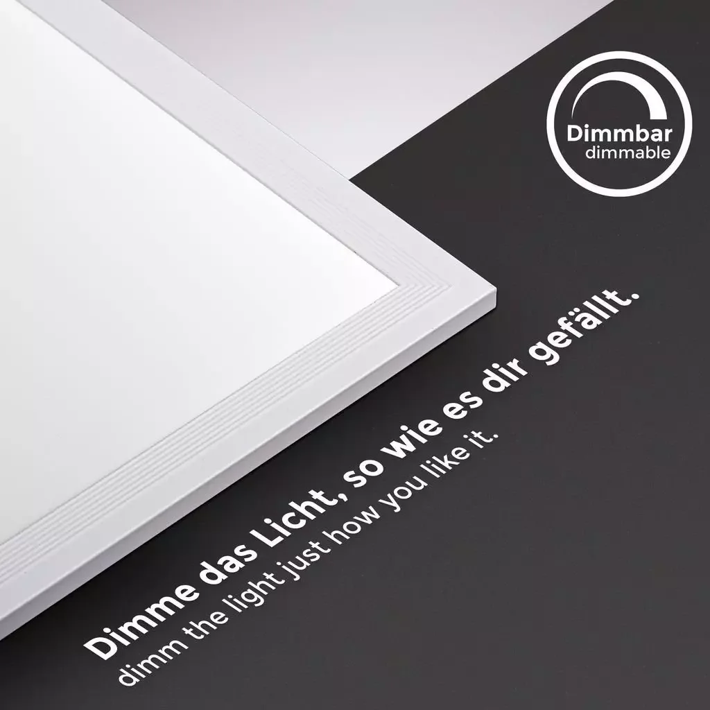 B.K.Licht LED Deckenpanel 100x25 cm dimmbar CCT 3000-6500K 24W 2200 lm