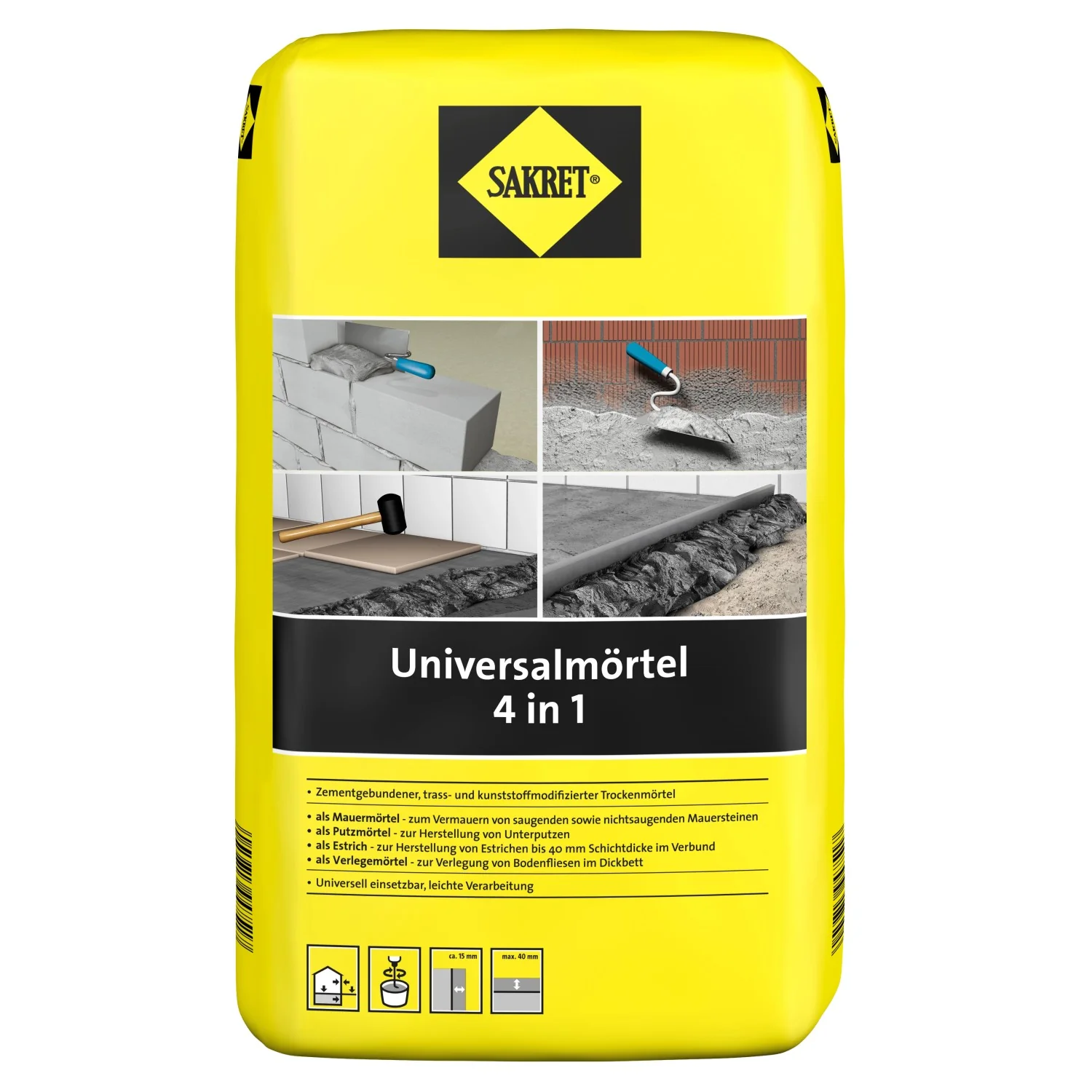 SAKRET Universalmörtel 10 kg Sack