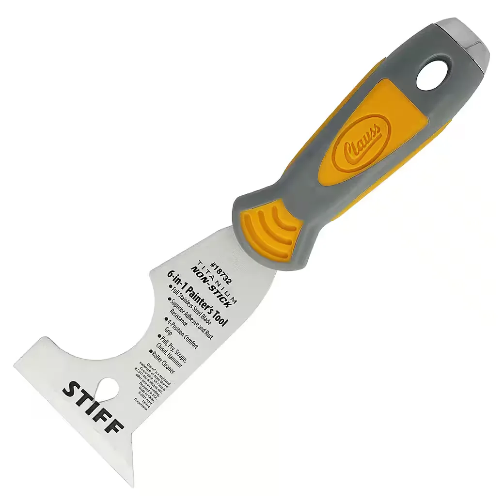 Clauss 6 in 1 Spachtel Malerwerkzeug Titanium Antihaft Softgrip