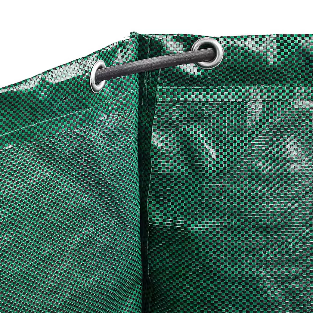 KESTEK Gartensack 500L grün PP Laubsack Gartenabfallsack