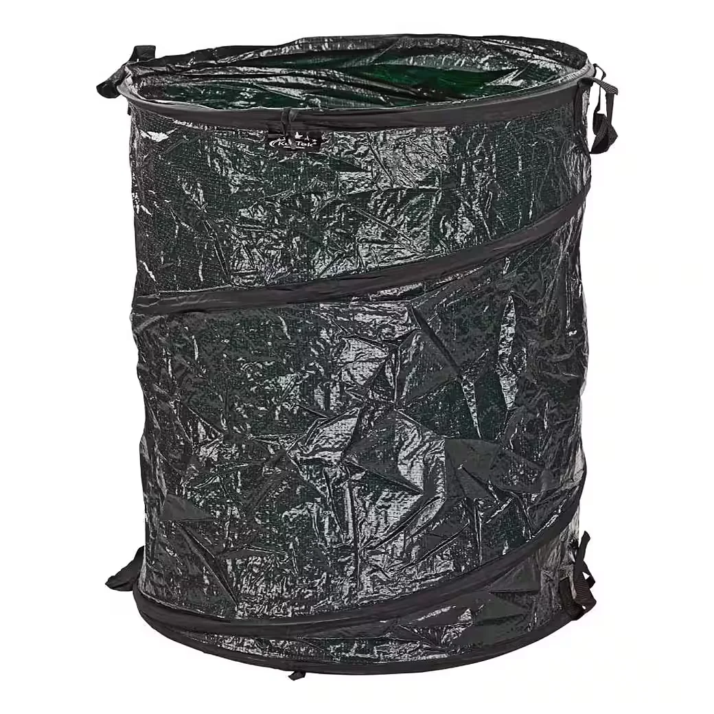 KESTEK Pop-Up Gartensack 160L PE Gartenabfallsack grün