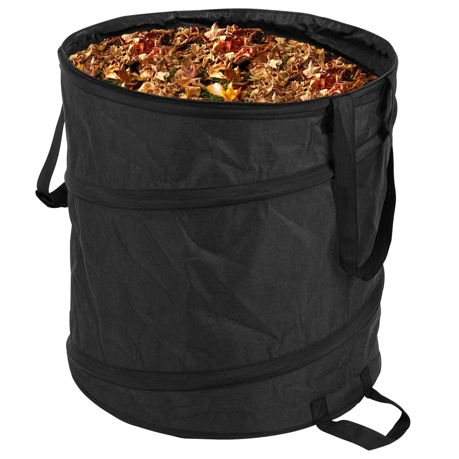 POWERPLUS X Gartensack 85 l faltbarer Laubsack mit Bodengriff