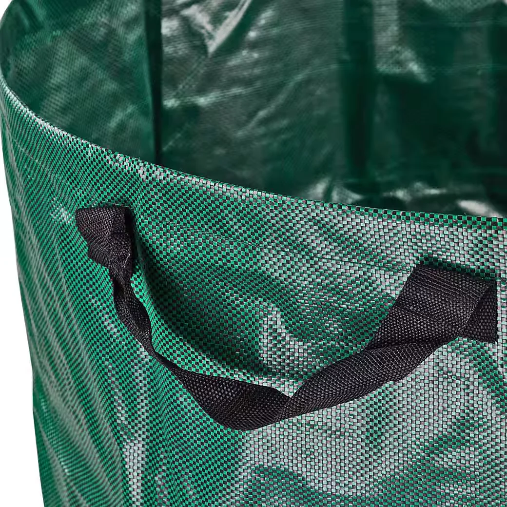 KESTEK Gartensack 500L grün PP Laubsack Gartenabfallsack
