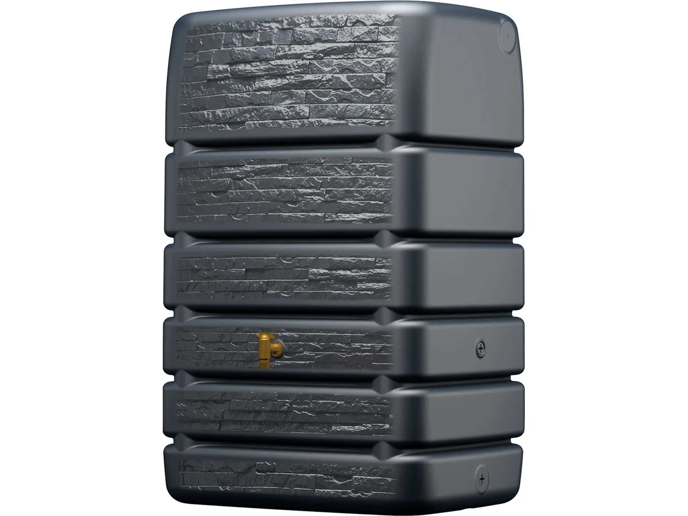 4Rain Slim Stone Decor 510 L Graphit Regentonne 211840