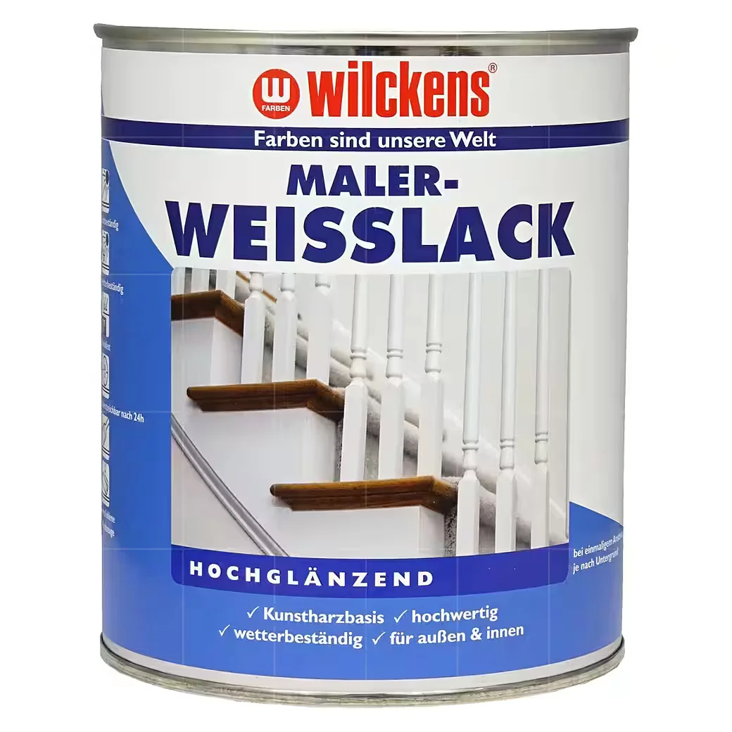 WILCKENS FARBEN Maler Weisslack 0,375 Liter Lack