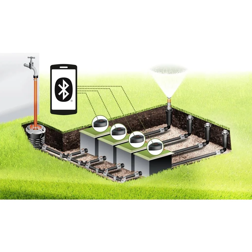 GARDENA 9 V Bluetooth Ventilbox Set 01286-20 Bewässerungssteuerung