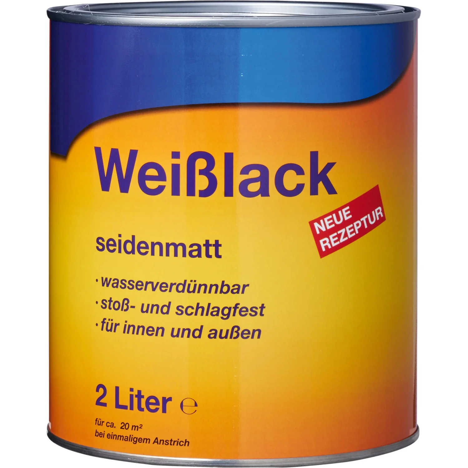 Flamingo Weißlack seidenmatt 2 l