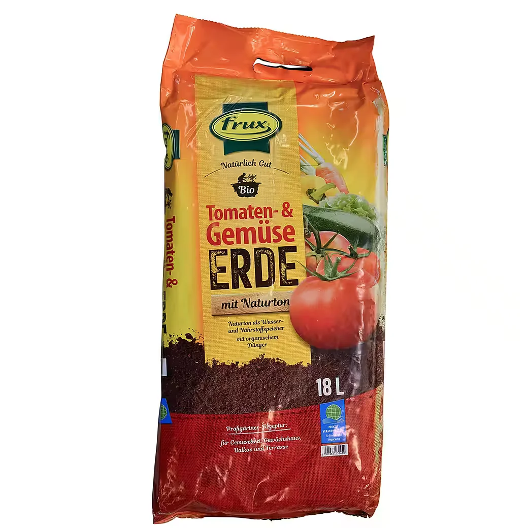 FRUX Blumenerde Tomaten und Gemüseerde 18 L nährstoffreich pflanzfertig